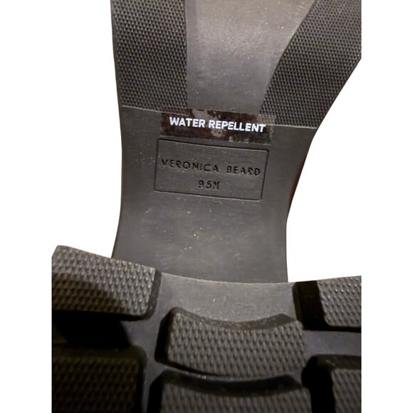 Nearly New! Veronica Beard Winnie Water Resistant Chelsea Boots in Black Sz. 9.5 - Picture 10 of 10